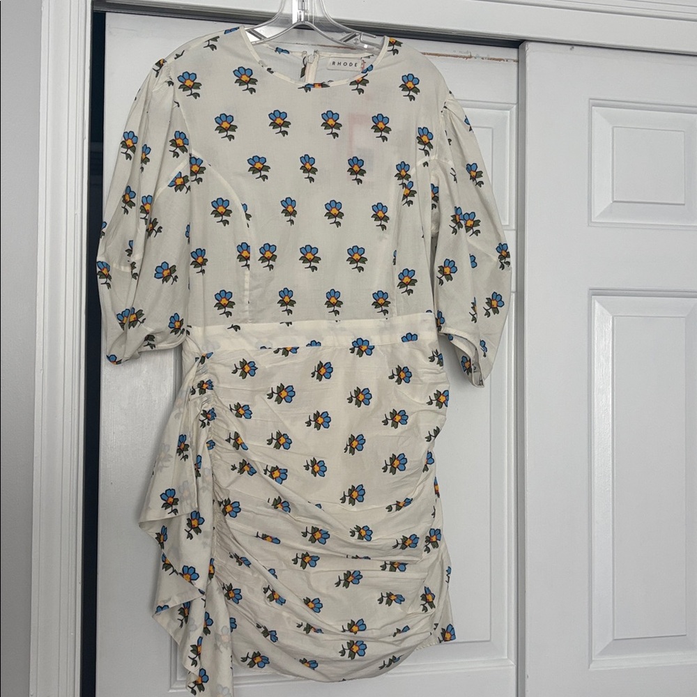 NWT Rhode Pia Ruched Dress